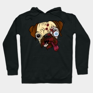 Zombie pug dog Hoodie